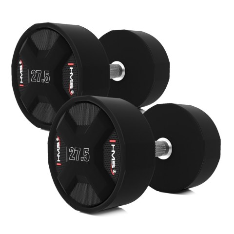 HPC SET ZESTAW HANTLI POLIURETANOWYCH 2 x 27.5 - 37.5 KG CPU (325 KG) HMS HPC SET ZESTAW HANTLI POLIURETANOWYCH 2 x 27.5 - 37.5 KG CPU (325 KG) HMS