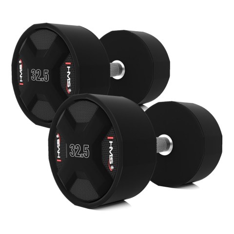 HPC SET ZESTAW HANTLI POLIURETANOWYCH 2 x 27.5 - 37.5 KG CPU (325 KG) HMS HPC SET ZESTAW HANTLI POLIURETANOWYCH 2 x 27.5 - 37.5 KG CPU (325 KG) HMS