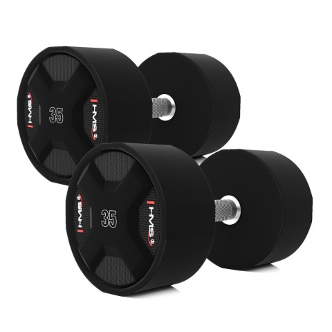 HPC SET ZESTAW HANTLI POLIURETANOWYCH 2 x 27.5 - 37.5 KG CPU (325 KG) HMS HPC SET ZESTAW HANTLI POLIURETANOWYCH 2 x 27.5 - 37.5 KG CPU (325 KG) HMS