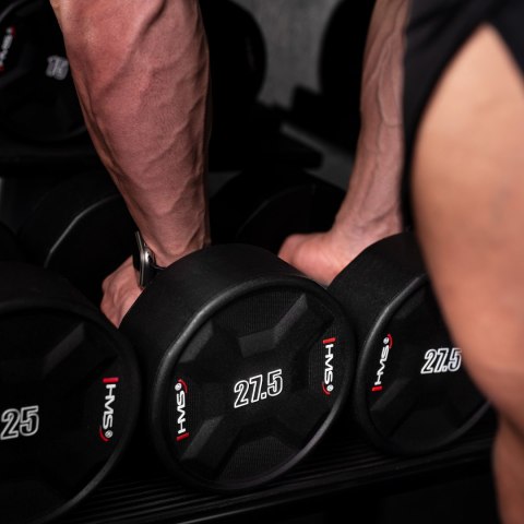 HPC SET ZESTAW HANTLI POLIURETANOWYCH 2 x 27.5 - 37.5 KG CPU (325 KG) HMS HPC SET ZESTAW HANTLI POLIURETANOWYCH 2 x 27.5 - 37.5 KG CPU (325 KG) HMS
