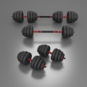 SGN140 PRO SET 6W1 ZESTAW CIĘŻARÓW 40KG HMS