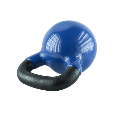KNV08 BLUE KETTLEBELL ŻELIWNY POKRYTY WINYLEM HMS KNV08 BLUE KETTLEBELL ŻELIWNY POKRYTY WINYLEM HMS