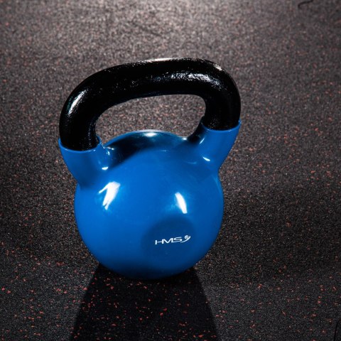 KNV08 BLUE KETTLEBELL ŻELIWNY POKRYTY WINYLEM HMS KNV08 BLUE KETTLEBELL ŻELIWNY POKRYTY WINYLEM HMS