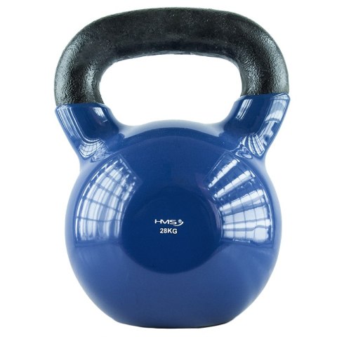 KNV28 BLUE KETTLEBELL ŻELIWNY POKRYTY WINYLEM HMS KNV28 BLUE KETTLEBELL ŻELIWNY POKRYTY WINYLEM HMS