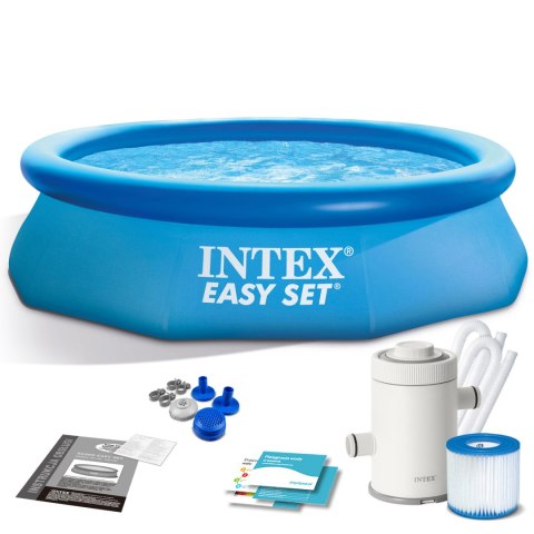 Basen ogrodowy rozporowy 305 x 76 cm zestaw 3w1 INTEX 28122 Basen ogrodowy rozporowy 305 x 76 cm zestaw 3w1 INTEX 28122