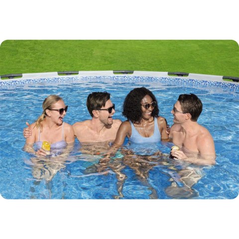 Basen ogrodowy stelażowy 457 x 122 cm 18w1 Bestway 56438 Basen ogrodowy stelażowy 457 x 122 cm 18w1 Bestway 56438