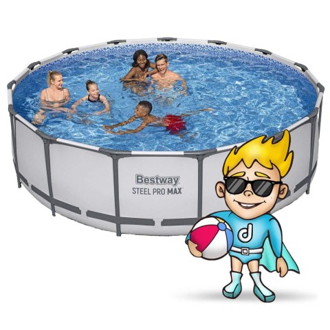 Basen ogrodowy stelażowy 457 x 122 cm 18w1 Bestway 56438 Basen ogrodowy stelażowy 457 x 122 cm 18w1 Bestway 56438