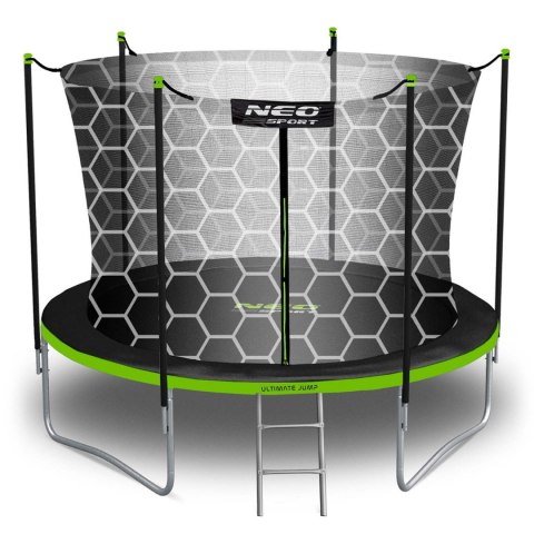 Trampolina ogrodowa 10ft/312cm z siatką wewnętrzną i drabinką Neo-Sport Trampolina ogrodowa 10ft/312cm z siatką wewnętrzną i drabinką Neo-Sport