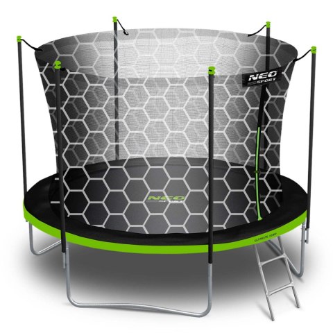Trampolina ogrodowa 10ft/312cm z siatką wewnętrzną i drabinką Neo-Sport Trampolina ogrodowa 10ft/312cm z siatką wewnętrzną i drabinką Neo-Sport