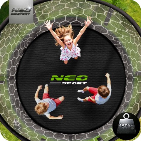 Trampolina ogrodowa 10ft/312cm z siatką wewnętrzną i drabinką Neo-Sport Trampolina ogrodowa 10ft/312cm z siatką wewnętrzną i drabinką Neo-Sport