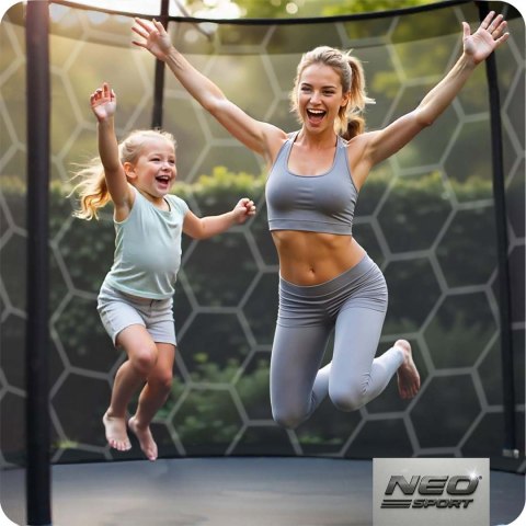 Trampolina ogrodowa 10ft/312cm z siatką wewnętrzną i drabinką Neo-Sport Trampolina ogrodowa 10ft/312cm z siatką wewnętrzną i drabinką Neo-Sport