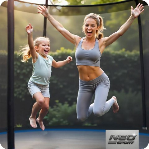 Trampolina ogrodowa 6ft/183cm z siatką zewnętrzną i drabinką Neo-Sport Trampolina ogrodowa 6ft/183cm z siatką zewnętrzną i drabinką Neo-Sport