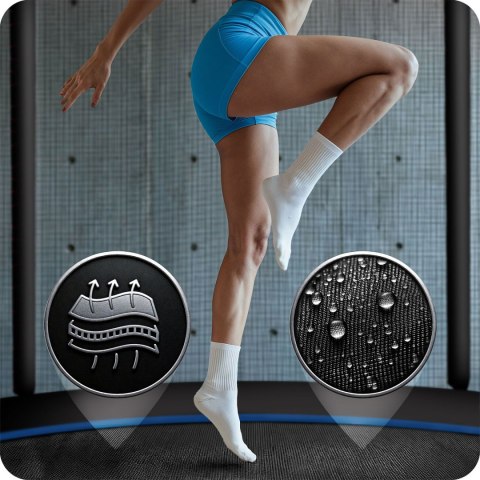 Trampolina ogrodowa 6ft/183cm z siatką zewnętrzną i drabinką Neo-Sport Trampolina ogrodowa 6ft/183cm z siatką zewnętrzną i drabinką Neo-Sport