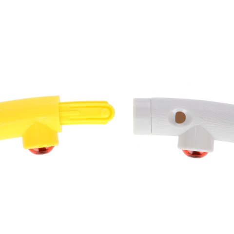 HHP005 GREY-YELLOW HULA HOP MASUJĄCY Z MAGNESAMI 85CM HMS HHP005 GREY-YELLOW HULA HOP MASUJĄCY Z MAGNESAMI 85CM HMS