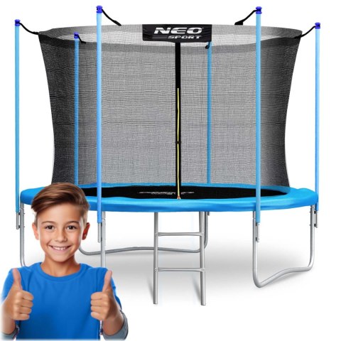 Trampolina ogrodowa 6ft/183cm z siatką wewnętrzną i drabinką Trampolina ogrodowa 6ft/183cm z siatką wewnętrzną i drabinką