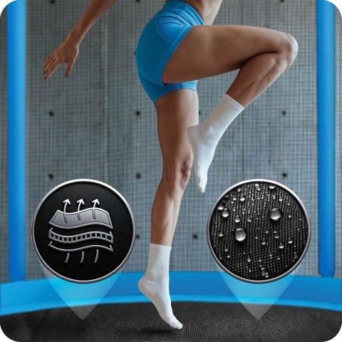 Trampolina ogrodowa 6ft/183cm z siatką wewnętrzną i drabinką Trampolina ogrodowa 6ft/183cm z siatką wewnętrzną i drabinką