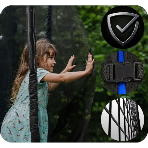 Trampolina ogrodowa 8ft/252cm z siatką zewnętrzną i drabinką Neo-Sport Trampolina ogrodowa 8ft/252cm z siatką zewnętrzną i drabinką Neo-Sport