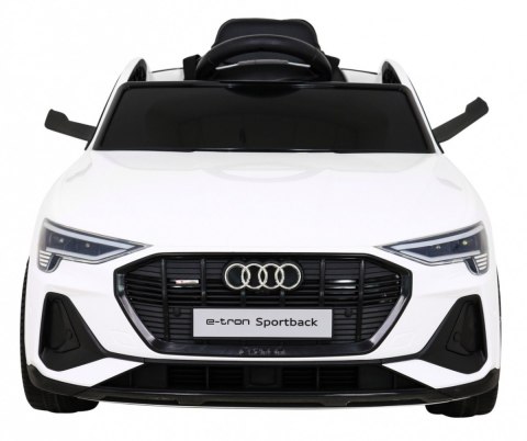 Audi E-Tron Sportback dla dzieci Biały + Pilot + Napęd 4x4 + Wolny Start + Radio MP3 + LED Audi E-Tron Sportback dla dzieci Biały + Pilot + Napęd 4x4 + Wolny Start + Radio MP3 + LED