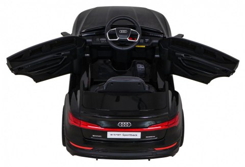 Audi E-Tron Sportback dla dzieci Czarny + Pilot + Napęd 4x4 + Wolny Start + Radio MP3 + LED Audi E-Tron Sportback dla dzieci Czarny + Pilot + Napęd 4x4 + Wolny Start + Radio MP3 + LED