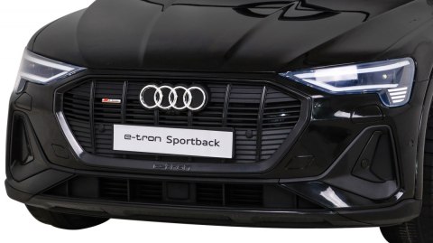 Audi E-Tron Sportback dla dzieci Czarny + Pilot + Napęd 4x4 + Wolny Start + Radio MP3 + LED Audi E-Tron Sportback dla dzieci Czarny + Pilot + Napęd 4x4 + Wolny Start + Radio MP3 + LED