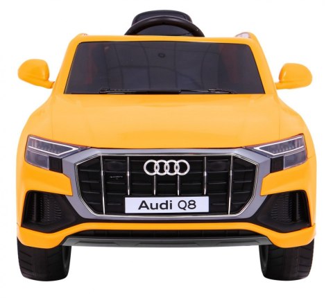 Audi Q8 Lift, SUV na akumulator dla dzieci Żółty + Pilot Audi Q8 Lift, SUV na akumulator dla dzieci Żółty + Pilot