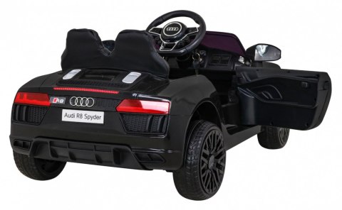 Audi R8 na akumulator dla dzieci Czarny Audi R8 na akumulator dla dzieci Czarny