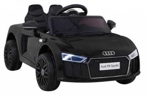 Audi R8 na akumulator dla dzieci Czarny Audi R8 na akumulator dla dzieci Czarny