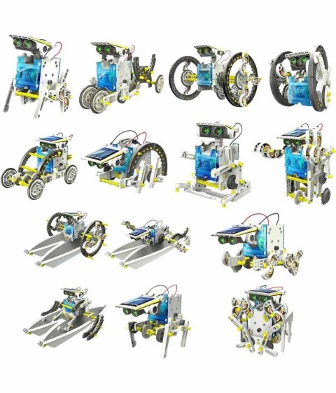 Pojazdy, roboty Solarne 14w1. Konstruktor robotów. Pojazdy, roboty Solarne 14w1. Konstruktor robotów.