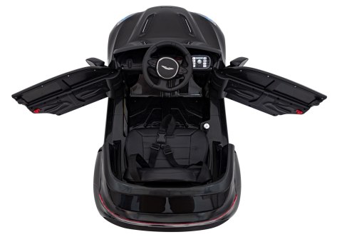 Aston Martin DBX na akumulator dla dzieci Czarny + Pilot + EVA + Pasy + Wolny Start + Audio LED Aston Martin DBX na akumulator dla dzieci Czarny + Pilot + EVA + Pasy + Wolny Start + Audio LED