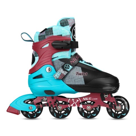 NA13810 ŁYŻWOROLKI TWIST NIEBIESKIE ROZM. M(35-38) NILS EXTREME NA13810 ŁYŻWOROLKI TWIST NIEBIESKIE ROZM. M(35-38) NILS EXTREME
