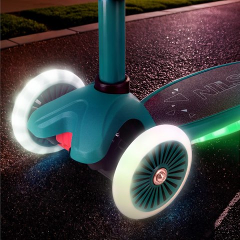 HLB1310 LED HULAJNOGA DZIECIĘCA ZIELONA NILS FUN