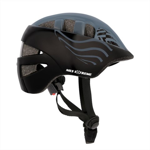 MTW08 CZARNY ROZM. XS (48-52CM) KASK DZIECIĘCY NILS EXTREME