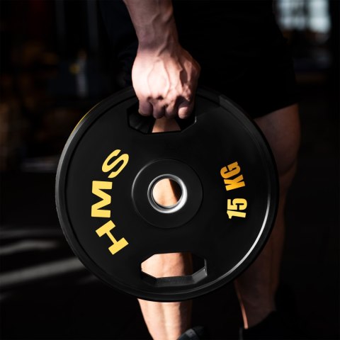 TOG15 2 x 15 KG TALERZ OLIMPIJSKI OGUMOWANY 2 x 15 KG HMS TOG15 2 x 15 KG TALERZ OLIMPIJSKI OGUMOWANY 2 x 15 KG HMS
