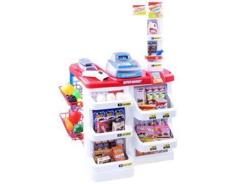 Kasa fiskalna SUPERMARKET koszyk Sklep ze skanerem ZA2681