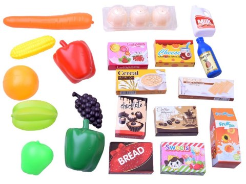 Kasa fiskalna SUPERMARKET koszyk Sklep ze skanerem ZA2681