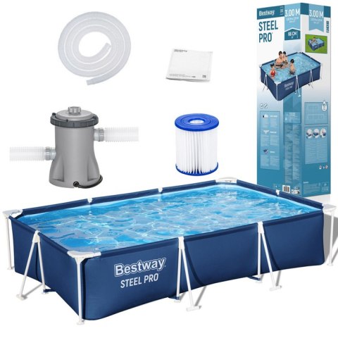 Bestway Basen STELAŻOWY 300x201x66cm 8w1 56411