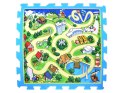 Puzzle piankowe MIASTO - ULICA Mata dla niemowląt 93x93cm ZA3150