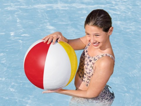 Bestway Dmuchana piłka plażowa W PASKI - uniwersalny wzór 51cm 31021