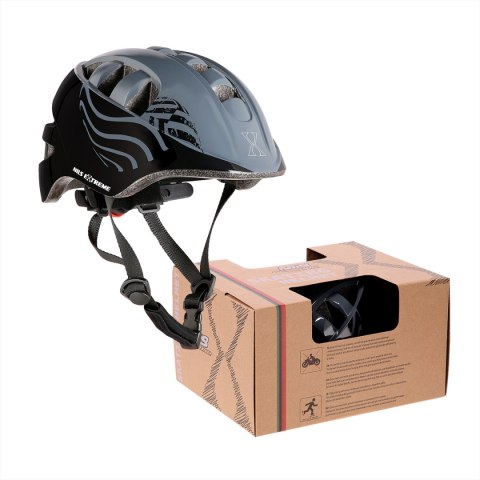 MTW08 CZARNY ROZM. XS (48-52CM) KASK DZIECIĘCY NILS EXTREME