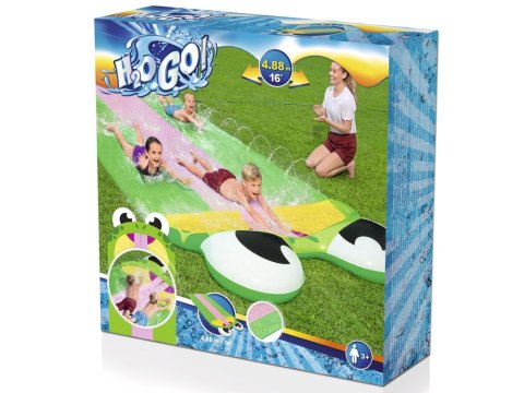 Bestway Potrójny ślizg wodny ŻABA H2O GO! Długi - 4.88m 52389