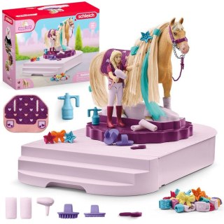 Schleich obrotowa stacja do pielęgnacji koni Sofia koń figurka akc ZA6003