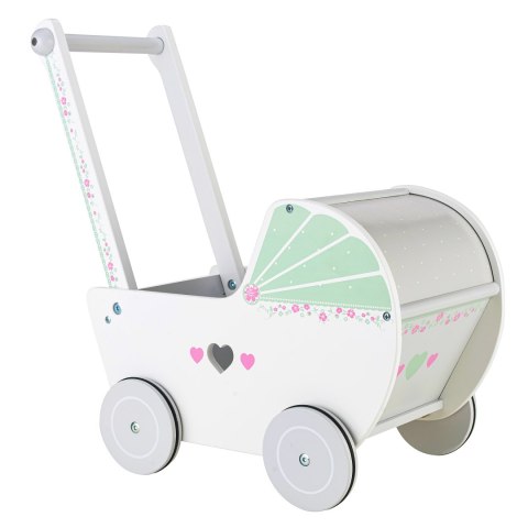 Drewniany wózek dla lalek pchacz chodzik ECOTOYS Drewniany wózek dla lalek pchacz chodzik ECOTOYS
