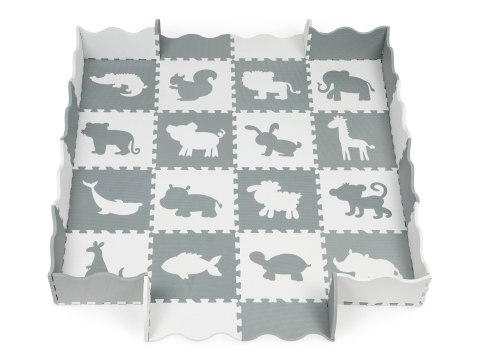 Mata piankowa z płotkiem puzzle suchy basen 36 elementów ECOTOYS Mata piankowa z płotkiem puzzle suchy basen 36 elementów ECOTOYS
