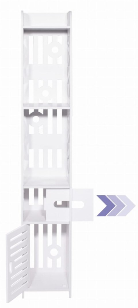 Szafka łazienkowa regał słupek biały 120cm Szafka łazienkowa regał słupek biały 120cm