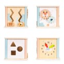 Drewniana kostka edukacyjna sorter klocki ECOTOYS