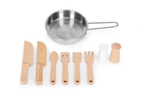 Drewniana kuchnia dla dzieci retro piekarnik palniki zlew akcesoria kuchenne ECOTOYS Drewniana kuchnia dla dzieci retro piekarnik palniki zlew akcesoria kuchenne ECOTOYS