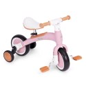 Rower rowerek biegowy z pedałami - treningowy kółka boczne 3w1 różowy ECOTOYS