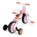 Rower rowerek biegowy z pedałami - treningowy kółka boczne 3w1 różowy ECOTOYS