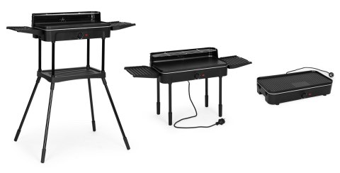 Grill elektryczny 3w1 stojący stołowy płyta grillowa ociekacz termostat MultiGarden Grill elektryczny 3w1 stojący stołowy płyta grillowa ociekacz termostat MultiGarden