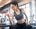 Hantle sześciokątne zestaw 2x1 kg ciężarki do ćwiczeń obciążniki fitness różowe ModernHome